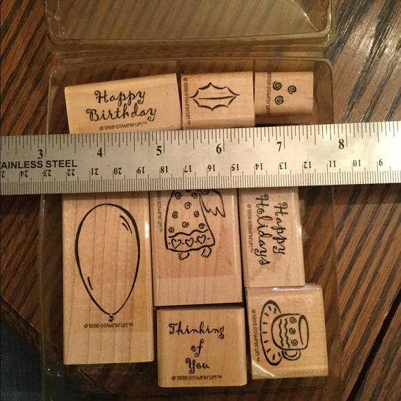 Contemporary Collection 1998 rubber stamp set - Picture 2 of 4